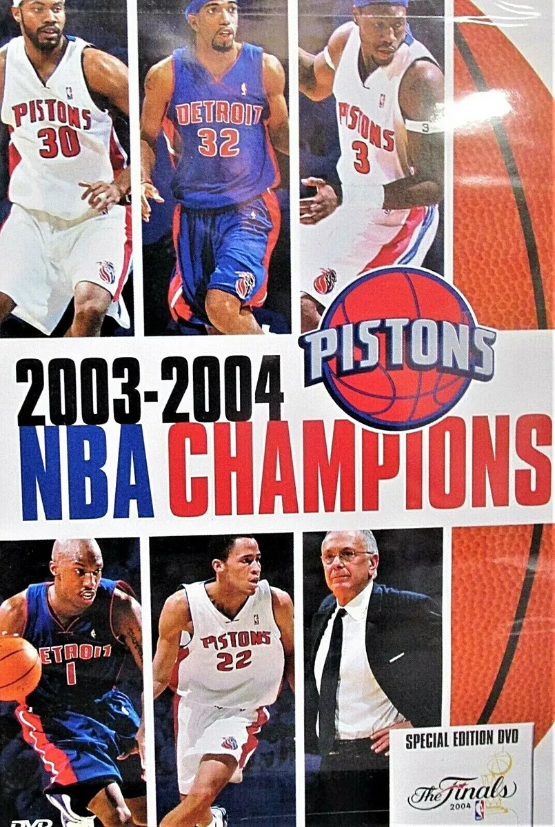 2003 2004 NBA Champions Detroit Pistons NEW DVD Ben Wallace