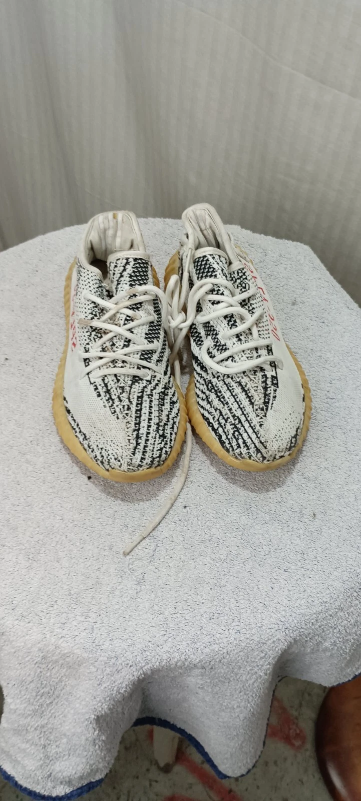 articolo e1524 scarpe da ginnastica adidas yeezy boost 350 tela zebra numero 38