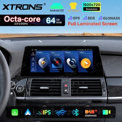 10,25'' XTRONS Android Autoradio Für BMW X5 E70 E71 CIC 8-Kern 64GB Navi CarPlay