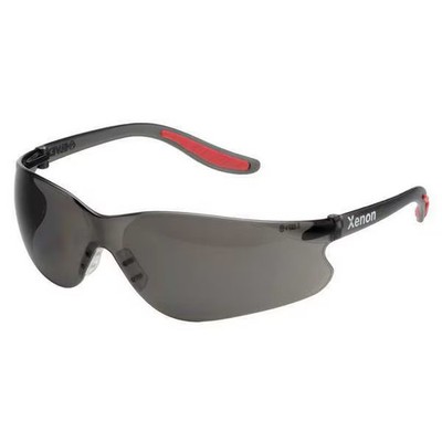 Deltaplus Xenon, Safety Glasses, Anti-Fog, Gray Lens, Black Frame, Frameless