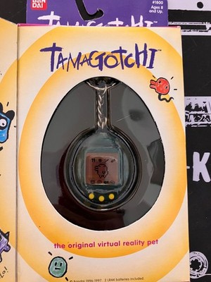 NIB Vintage Bandai Tamagotchi 1996-1997 #1800 1st Generation - Translucent Blue