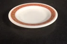 Vintage Pyrex Tableware By Corning Bronze Scroll Dbl Tough 5.5” Bread Plate #713