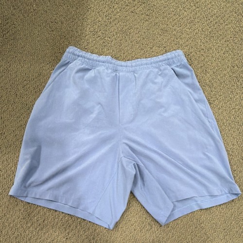 Lululemon Men's Athletic Shorts Light Blue Size M Lightweight Elastic Waist