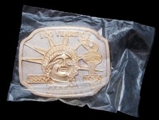 JJ01121 NOS VINTAGE 1986  STATUE OF LIBERTY  100 YEARS COMMEMORATIVE BUCKLE