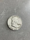 1958 Benjamen Franklin 90% Silver Half Dollar Looks Uncirculated Pristine