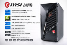 MSI Gaming Desktop-  i5-13400F - RTX 4060 Ti - 16GB RAM - 2TB NVMe