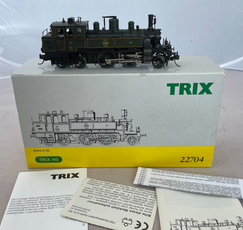 Trix HO 22704 KBayStE 4-4-2 Dampfkessellok Baureihe D XII Super, Probelauf, im Karton | Condition: New