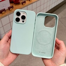 Original Silicone Case with Magsafe NEW For iPhone 17 16 15 14 Pro Plus Pro Max