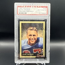 1992 College Classics Heisman Collection II Doak Walker Auto PSA/DNA #14 SMU