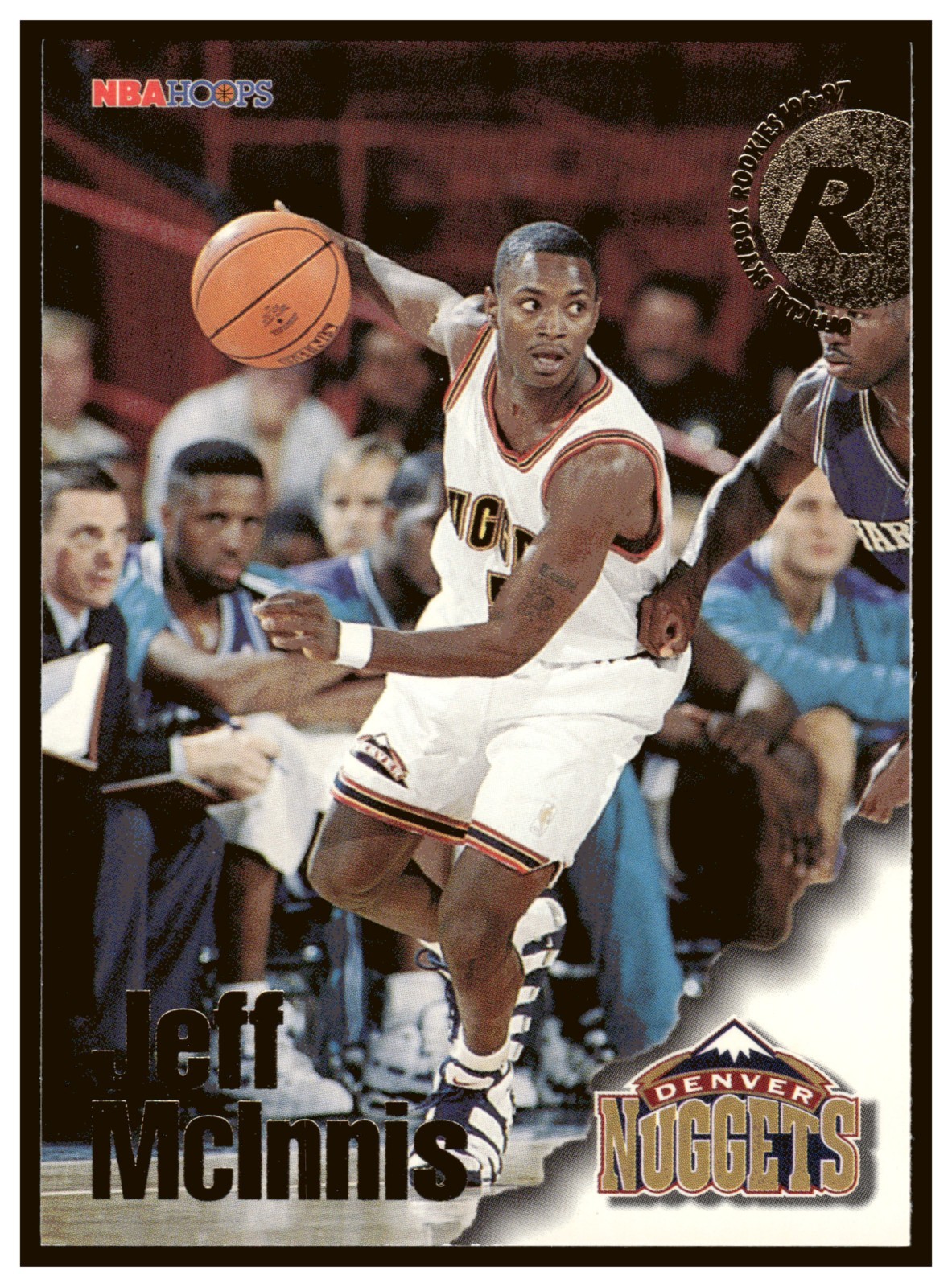 1996-97 Hoops #302 Jeff McInnis RC!!! ~ Denver Nuggets ROOKIE !!!