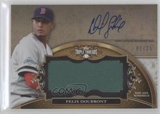 2013 Topps Triple Threads Unity Jumbo Relics Gold 6/25 Felix Doubront Auto 0b0