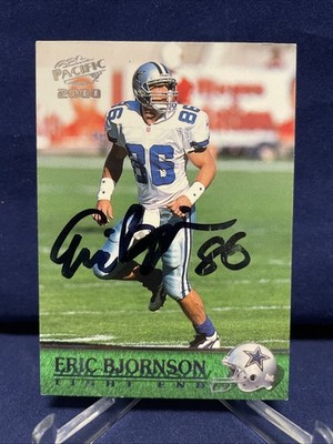 Eric Bjornson -Washington- Dallas Cowboys Autographed Card