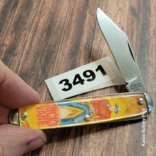 Novelty Knife Co Rocky Lane Western 3.5" Closed Pocket Knife Made In USA