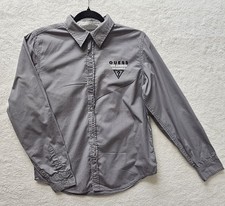 Guess Los Angeles Boys Shirt Roll Tab Sleeve Size Large 16/18