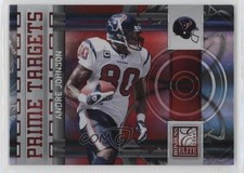 2009 Donruss Elite Prime Targets Red 15/199 Andre Johnson #1 HOF 3n1