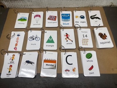 Flash cards Multi-Themes On Ringers 18 Different Subjects Pre-owned 