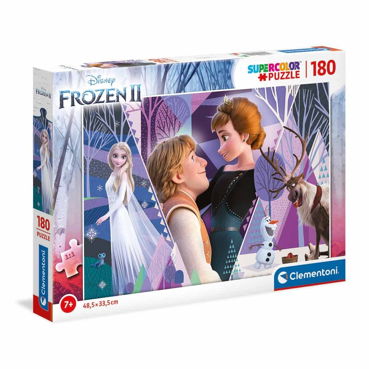 Пазл Clementoni 29309 Supercolor Frozen 2 180 г 7 цветов в виде банта 3490₽