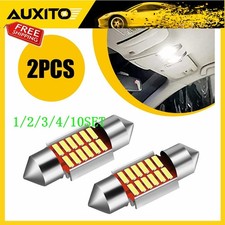 31mm Festoon De3175 Led Map Dome Interior Light Bulbs 6000k White Canbus 110set