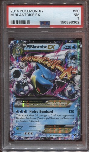 M Blastoise-EX graded PSA 7 for sale on eBay