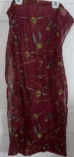 Harry Potter Golden Snitch Infinity Scarf 82 Inch By 20 Wide NWOT