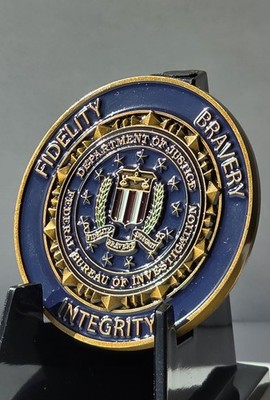  FBI FEDERAL BUREAU OF INVESTIGATIONS NEWARK NEW JERSEY DIVISION COIN   
