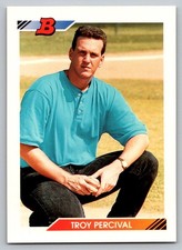 1992 Bowman #290 Troy Percival Rookie $$$