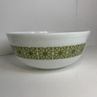 Pyrex 10inch(Autumn Floral) Mixing Bowl,Green Florals On Side, 4 Quart