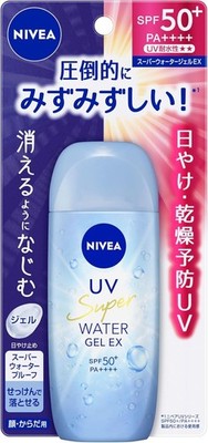 Nivea UV Super Water Gel Ex SPF50+/PA++++ 80g Made In Japan
