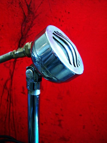 Vintage RARE 1940's American C-6 crystal microphone / dynamic mod Hi Z w cable - Picture 4 of 13