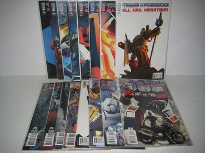 Transformers: All Hail Megatron #1 -16   IDW   2008   Full Run Complete Set A
