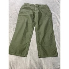 Carhartt B151 OLV Dungaree Fit Work Pants Olive Green Mens 40x30