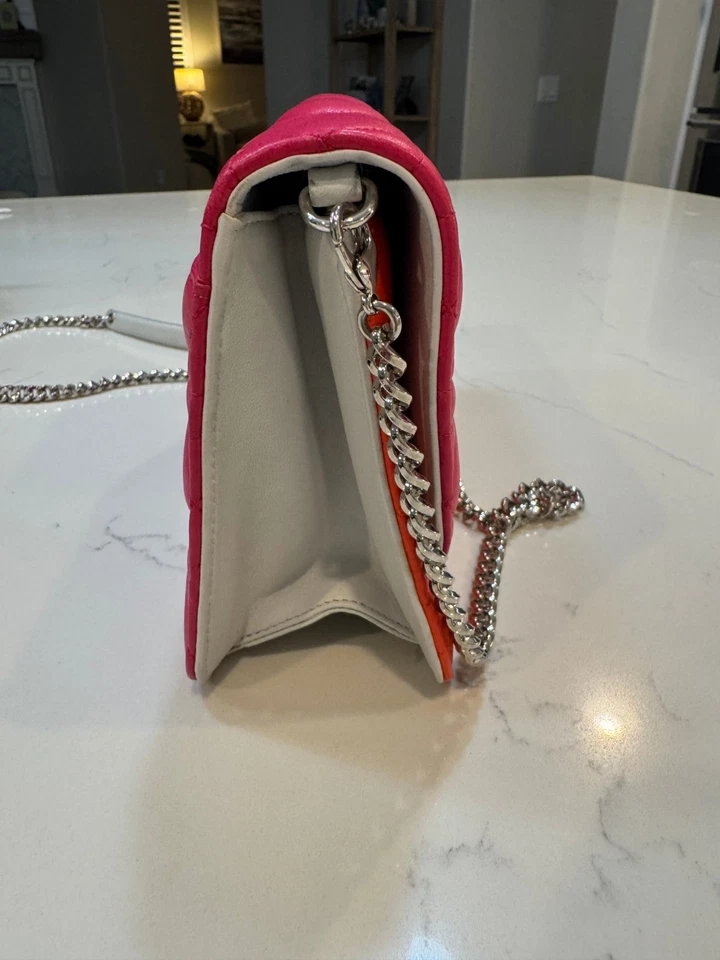 Christian Dior Piel de Cordero Cannage Miss Dior Promenade Rosa/Rojo Foto 3 de 4