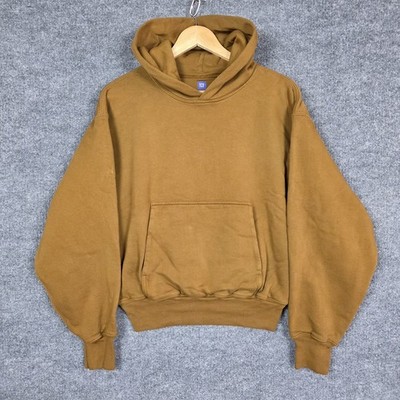 Yeezy Gap Perfect Hoodie YZY Light Brown S HEAVYWEIGHT Double