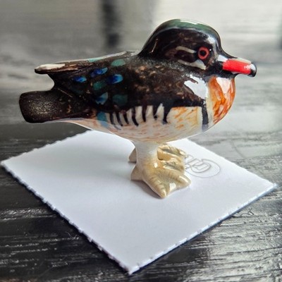 LITTLE CRITTERZ Bird Wood Duck ''Bob'' Miniature Figurine New FREE SHIPPING LC554