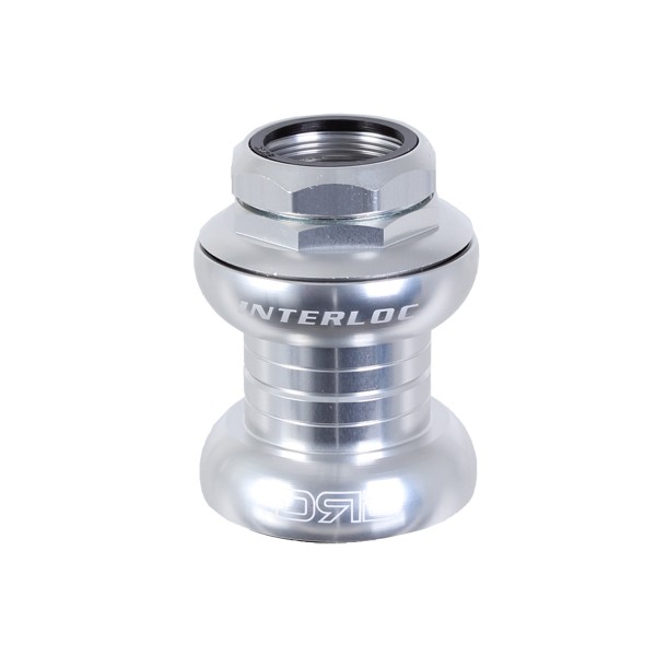 Interloc Racing Design Double Roller Drive Headset, 1'' Threaded - Silver