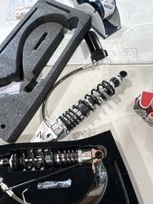 13 Remote Reservoir Rear Suspension Shock For Harley Touring Street Glide 14-22