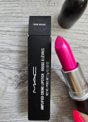MAC Amplified Creme Lippenstift | Show Orchid | 3,5g/0,12oz | Neu Verpackt   Authenti