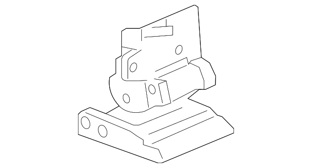 Soporte trasero de paso de asistencia lateral del conductor GM 22935838 genuino Foto 2 de 3
