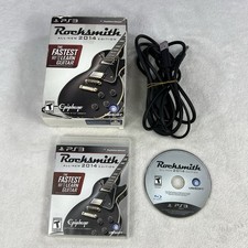 Rocksmith Sony Playstation 3 PS3 2014 Box With Cable And Game Tested Works