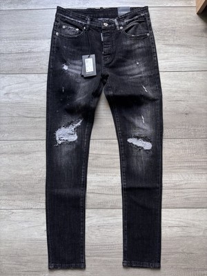 Dsquared2 Skater IT48 Herren Jeans Schwarz Skinny Fit Icon
