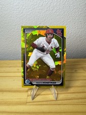 2024 Bowman Sapphire - Chrome Prospects Travis Honeyman #BCP-46 Yellow /75 (RC)