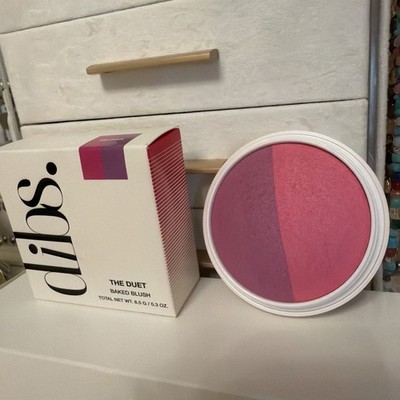 DIBS The Duet Baked Blush   Shade VIP Pink   Full Size   NIB $30 MSRP