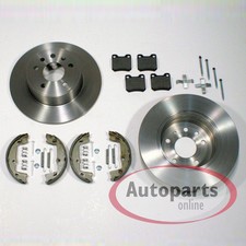 Bremsscheiben Ø 286 mm + Beläge Handbremse Zubehör Satz hinten für Opel Vectra B