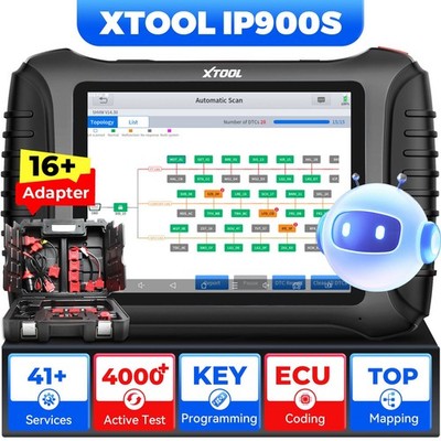 XTOOL IP900S Online Coding Bidirectional Scanner Topology Map AI Diagnostic Tool