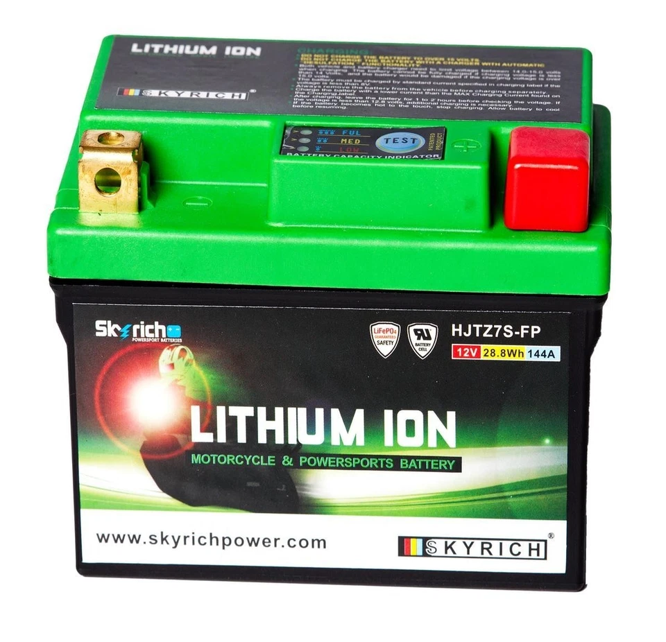 Batterie Lithium Skyrich YTZ7S Aprilia 100 Scarabeo 01-15 - Photo 4/4