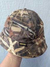 Vintage Cabela's Goretex Jones Hunting Bucket Hat Thinsulate Mossy Oak Camo