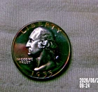 1955 P SILVER WASHINGTON QUARTER PROOF