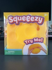 Sunny Days Jumbo Squeezy Cheese Yellow Squishy Toy Stress Relief Sensory Fun