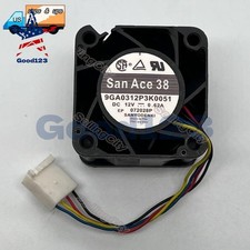 1pc Sanyo SanAce38 9GA0312P3K0051 Server Cooling Fan 4Pin 12V 0.62A USA Shipping