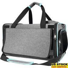 Airline Approved Cat Carrier Soft Sided Travel Bag Underseat Pet Crate New